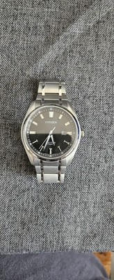 Citizen Eco-Drive Titanium Men's Watch AW1248-80E  Sapphire Crystal Glass