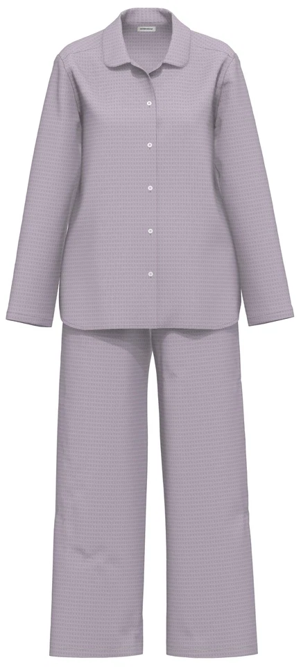 SEIDENSTICKER 91008 Schlafanzug / Pyjama lang 36-48 mauve shadow 43 - Bild 1 von 1