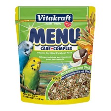 Vitakraft Menu Premium Parakeet Food - 40 Fl Oz Pack of 1 , beige