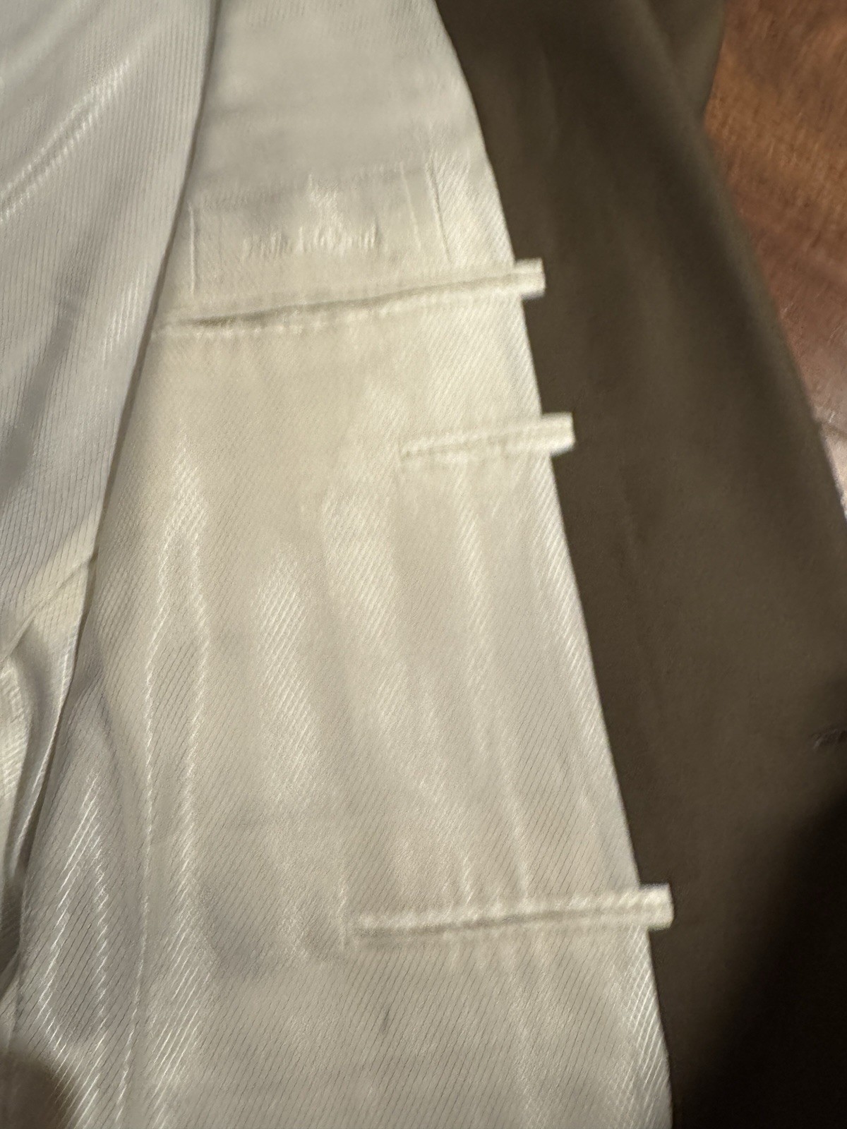 FILA Giacca cappotto sportivo Holland And Sherry Savile Row blazer su misura 42 verde oliva