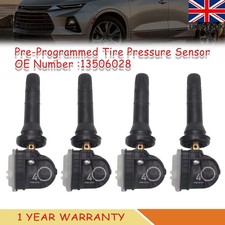 4X Pre-Programmed Tire Pressure Sensor For Vauxhall Mokka Viva 13598773 13506028