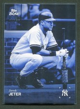 2025 Topps Black & White Derek Jeter Blue /50 NY Yankees