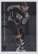 1999-00 ITG Be A Player Millennium Signature Series Cliff Ronning #137 Auto 4p5