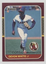 1987 Donruss Opening Day Box Set Devon White #5 li3
