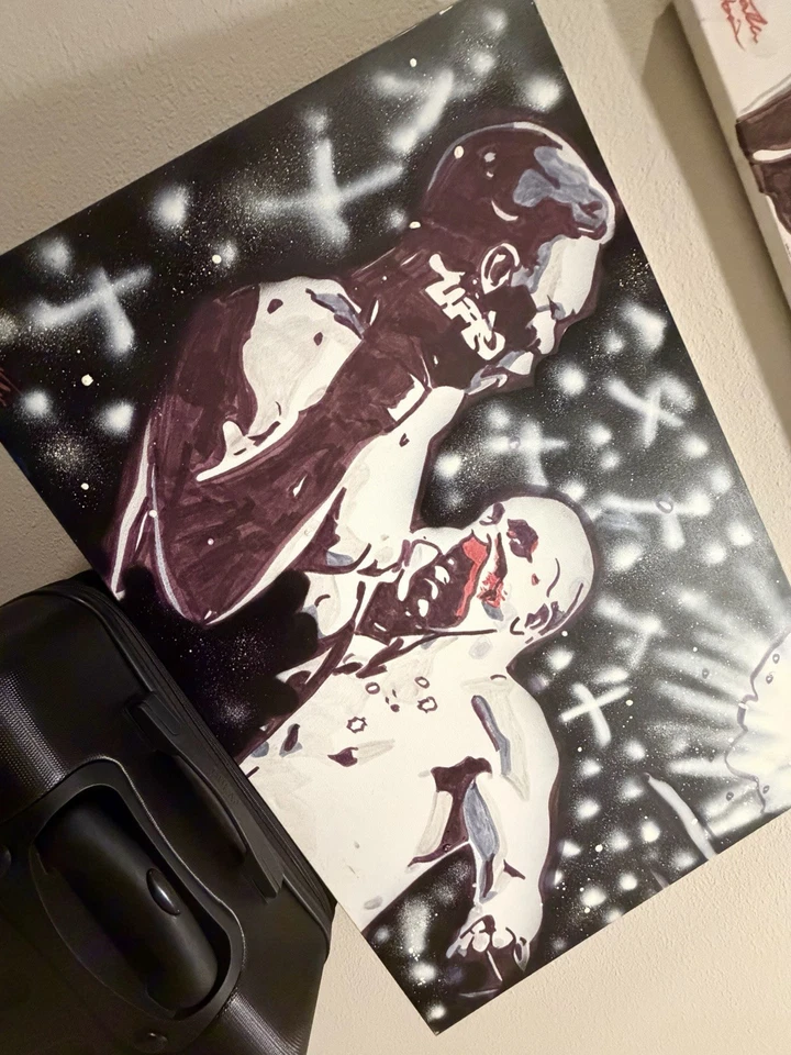 Израиль Адесанья картина произведение искусства оригинальное произведение акриловая краска на холсте - Изображение 4 из 4