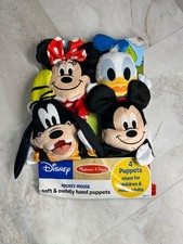 Melissa And Doug Disney Mickey Mouse And Friends Soft Cuddly Hand Puppets