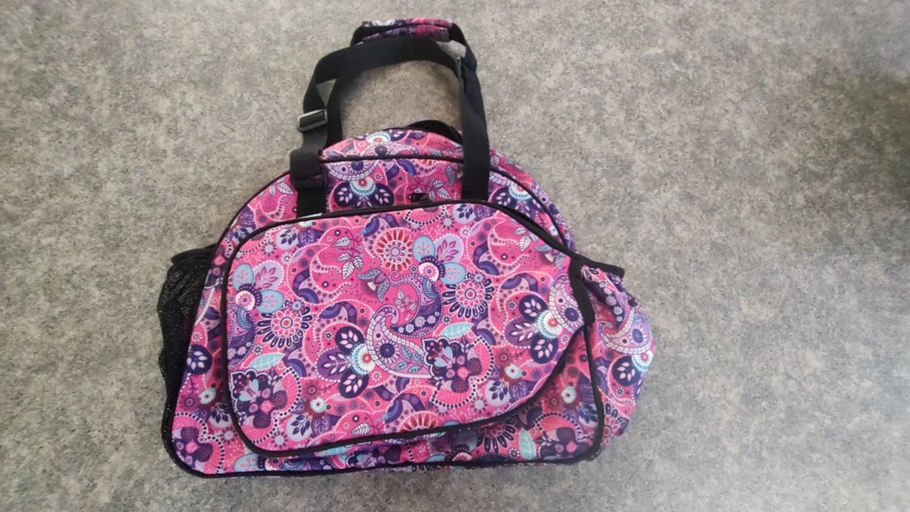 Pickleball Bag for Women Beautiful Pink & Purple Paisley. Excellent Condition! Pickleball Bag for Women Beautiful Pink & Purple Paisley. Excellent Condition!