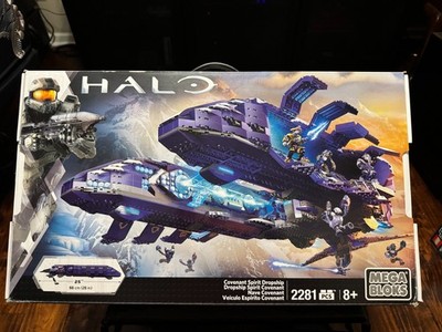 Mega Bloks Halo Covenant Spirit Dropship UNOPENED