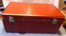CD Aluminium Koffer, DJ Koffer, Transportkoffer, Rot, 44x25x18 cm, unbenutzt