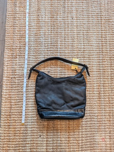 Ostrich Shin And nappa Leather Handbag