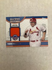 2013 Topps #ASR-YM Cardinals YADIER MOLINA All-Star Stitches JERSEY RELIC