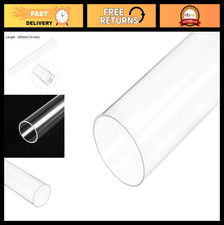 Clear Acrylic Round Tube 41mm ID x 45mm OD x 305mm Long Rigid Pipe for DIY Proje