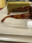 Gucci GG0141S 002 Havana Square Sunglasses for Women - Tortoise/Lenses Green — photo 6
