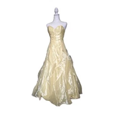 Vintage Jessica McClintock for Gunne Sax Strapless Evening Gown Dress 5/6 USA