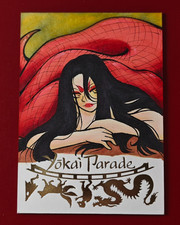 2022 Iconic Creations Yokai Snake Woman 1/1 Hand-Drawn Sketch Card Jamie Joslyn