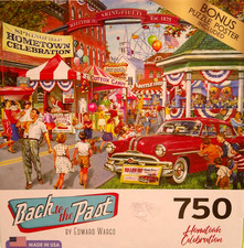 BACK TO THE PAST 750 Piece Jigsaw Puzzle  Poster