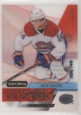 2020 Upper Deck Synergy Exceptional Young Stars 326/749 Nick Suzuki #EY-28 f5g