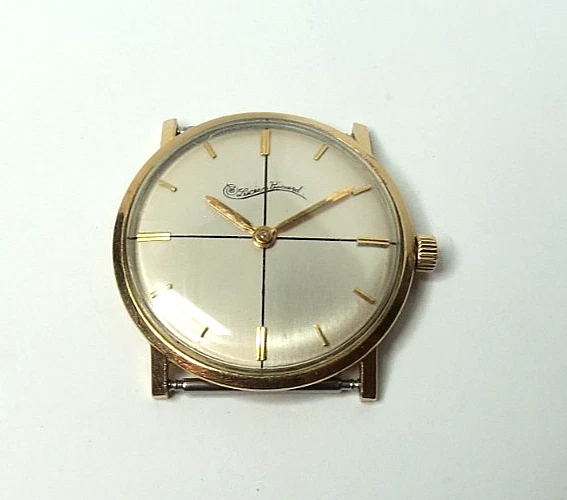 RELOJ PULSERA VINTAGE SUIZO PARA HOMBRE LUCIEN PICCARD RELLENO ORO 10K CUERDA MANUAL CORRER Foto 4 de 4