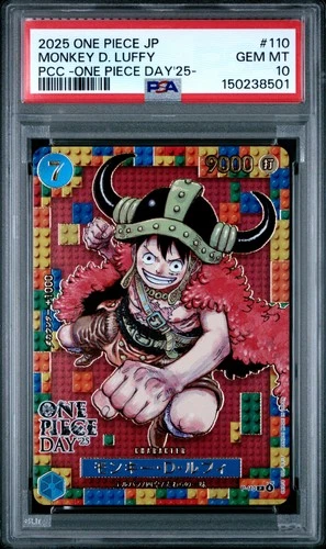 2025 #110 MONKEY D. LUFFY PSA 10