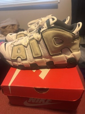 Nike Air More Uptempo '96 Vintage Green With Box Retro Pippen Sz 11.5 White Grey