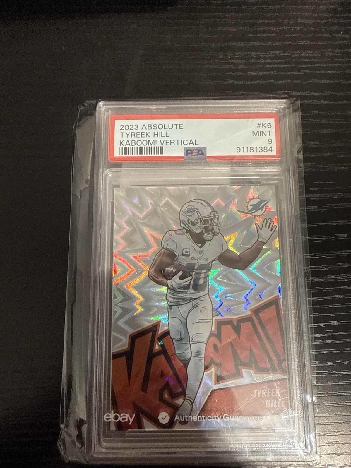 2023 Panini Absolute - Kaboom! Vertical Tyreek Hill #K6