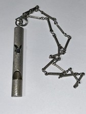 Vintage Playboy Club Whistle with Watch Chain