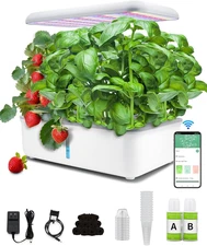 Hydroponics Growing System Indoor Garden, Indoor Gardening System with 14 Pods,