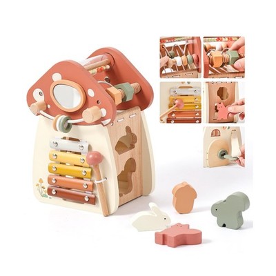 Youuys Wooden Activity Cube - 11-in-1 Montessori Toys for 1+ Year O... Fast Ship