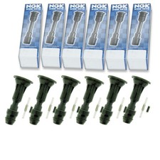 6 Pc Ngk 58979 Cpb-gm006 Ignition Coil Boots For Spp120e Spb183 702501 Zi