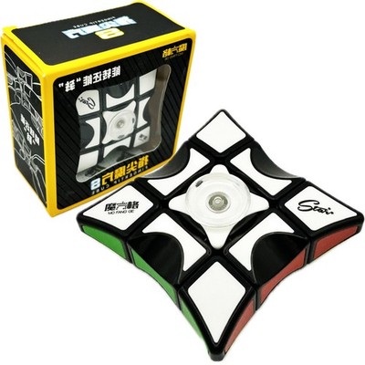 Zauberwürfel Fidget Spinner QiYi MoFangGe 1x3x3 Magic Cube Magischer Würfel Toy