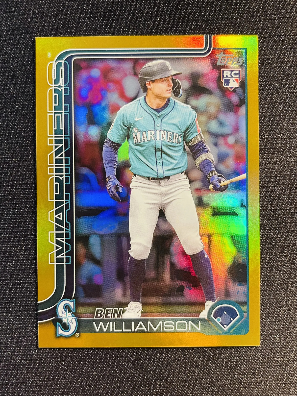 2025 Topps Update Series Ben Williamson #US130 Gold Rainbow 18/50 RC -ZK77