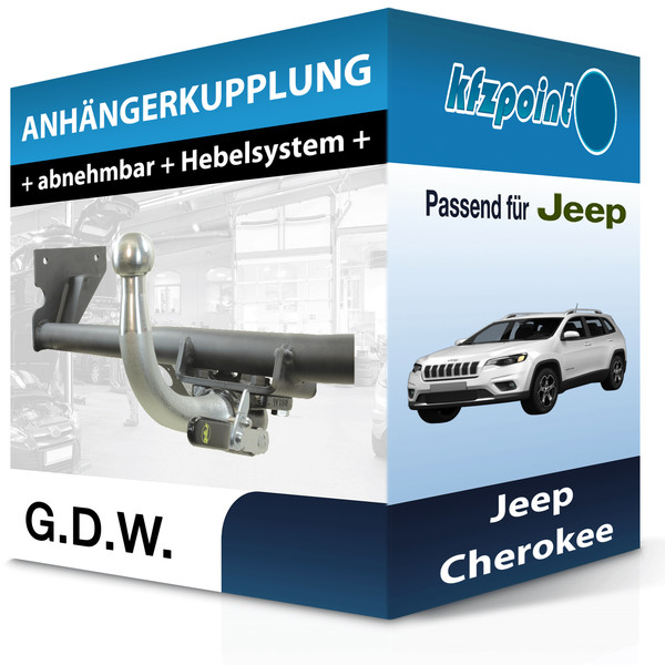 G.D.W. AnhäNgekupplung Abnehmbar Passend für Jeep Cherokee 10.2018-Jetzt Neu-image
