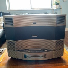 Bose Acoustic Wave Music System II w/ 5-CD Disc Changer Gray Premium Remote