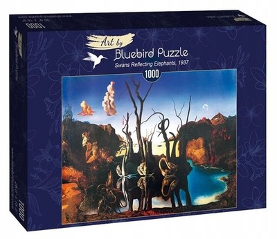 Salvador Dalí Schwäne reflektierende Elefanten 1000 Teile Puzzle 1937 Bluebird