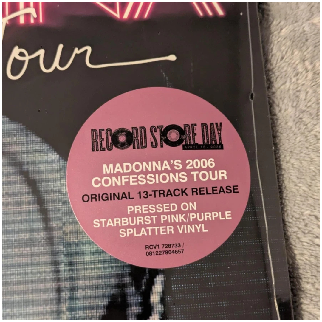 MADONNA The Confessions Tour 2LP Record RSD 2026 Purple Pink