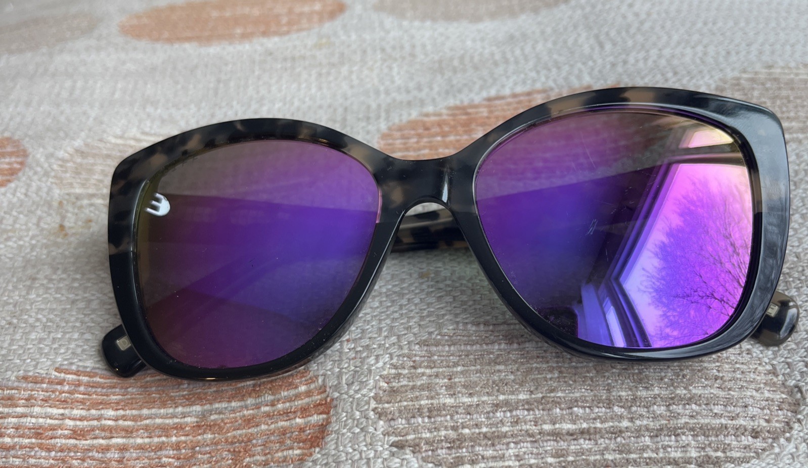 DIFF Ruby Rose Polarized Mirrored Tortoise Shell … - image 3