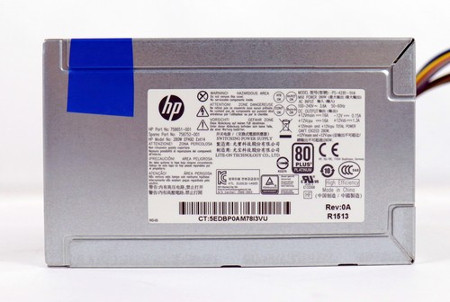 HP 758651-001 280W 80Plus Platinum Switching Power Supply EliteDesk 705 G2 MT - Afbeelding 2 van 4
