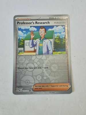 Professor's Research Professor Elm 123/131 Prismatic Evolutions Reverse Holo NM
