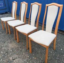 Vintage Danish Skovby Møbelfabrik 4 Dining Chairs Fast FREE GB Delivery 🚚🚚🚚🚚