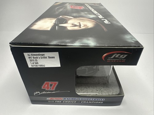 2015 AJ Allmendinger #47 Bush’s Grillin Beans Chevy NASCAR pressofuso 1:24 - Foto 7 di 7
