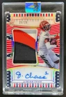 2021 National Treasures Ja'Marr Chase Rookie Patch Auto S&S Holo Silver #25/25