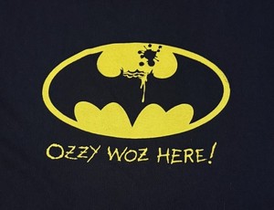 Vintage 90s Ozzy Osbourne Ozzy Was Here Shirt XL Rare Bat