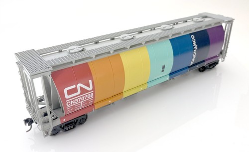 Tolva cubierta cilíndrica de 100 toneladas MTH Premier CN 370708 (2 rieles) | Condition: Used