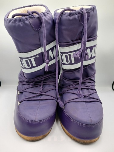 Stivali da neve Moon Boot Tecnica viola taglia 6 - 7,5 / 39 - 41 donna - Foto 1 di 13