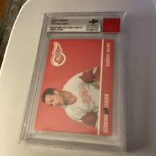 Gordie Howe 1995-96 Parkhurst Card W/ 1965-69 Game Used Patch