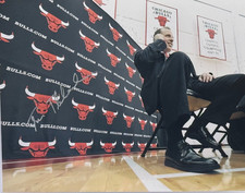 Chicago Bulls Tom Thibodeau Thibs NBA Coach of the Year signed 8x10 photo Knicks