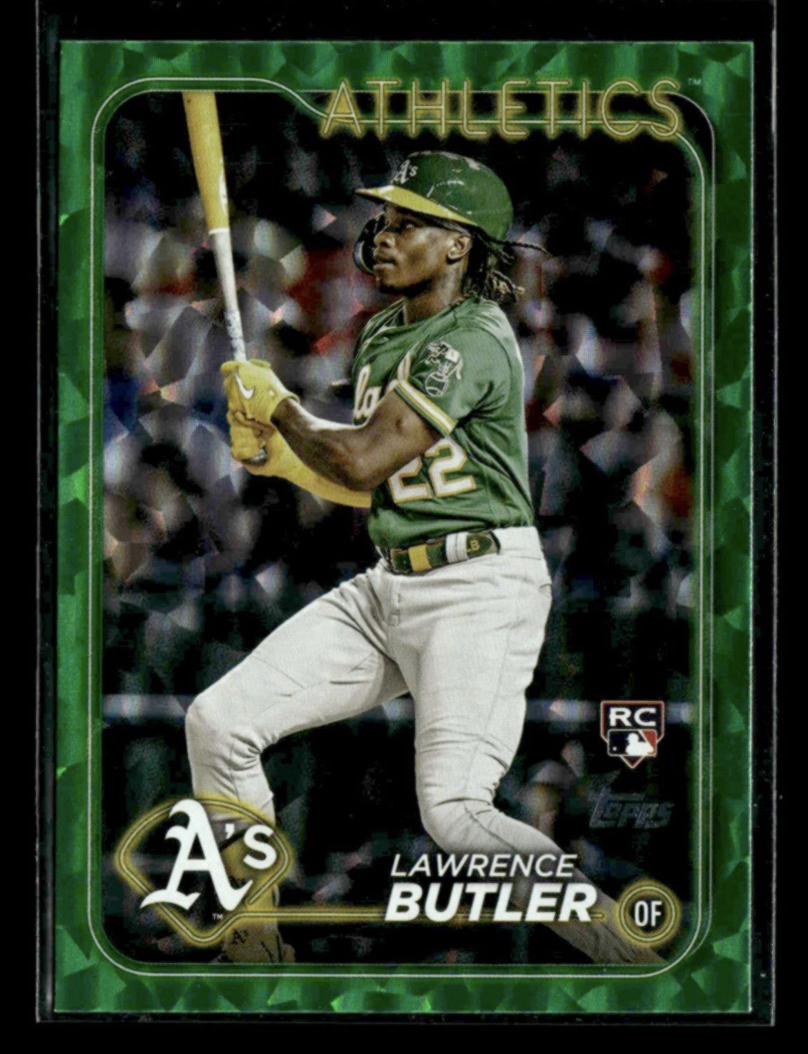 2024 Topps Series 2 - Lawrence Butler #676 (RC) Green Foil /499 Color Match! 🔥
