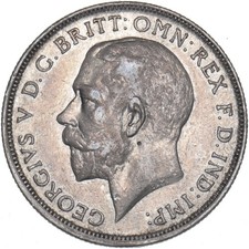 1918 Florin - George V British Silver Coin - Nice