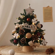 LED-lit PE desktop Christmas tree Christmas decoration