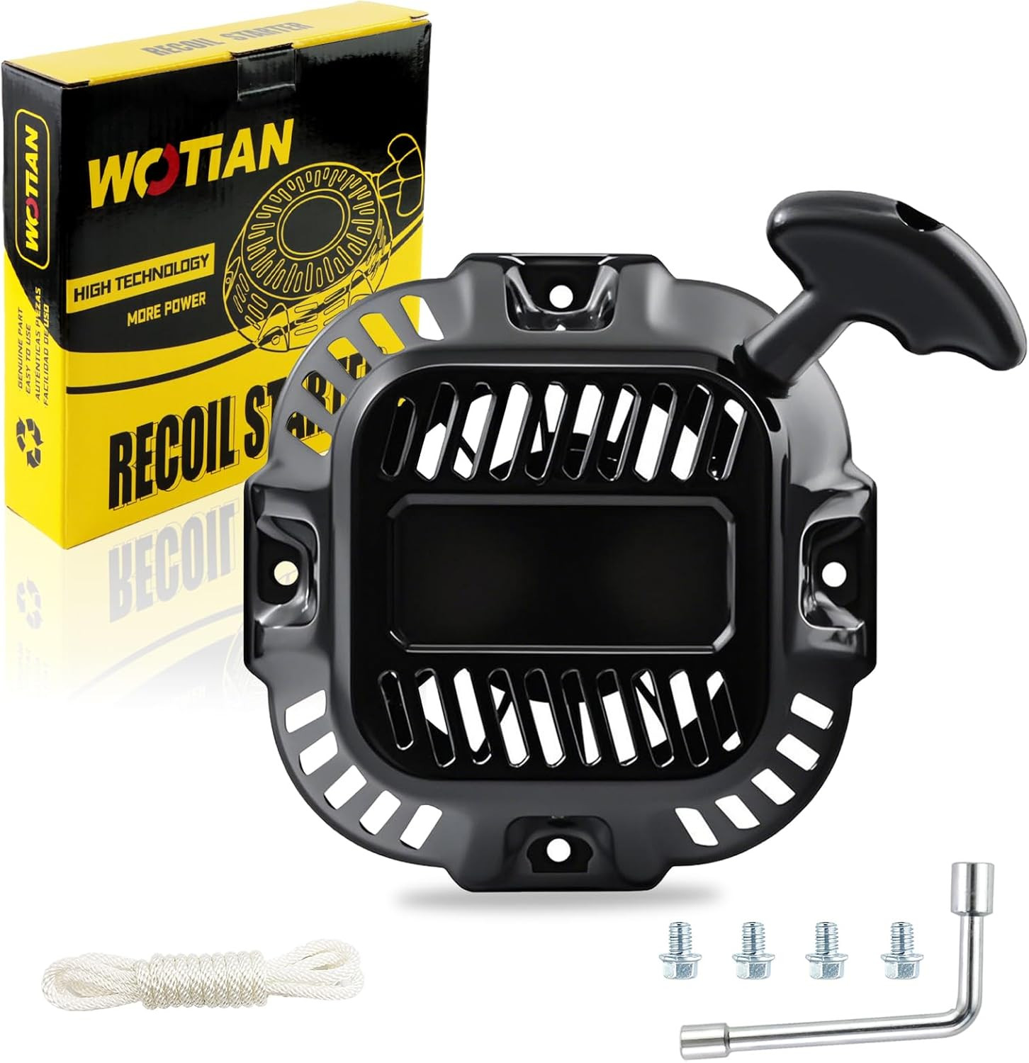 Pull Start Assembly Compatible with Generac 0J08071SRV 196Cc 208Cc 212Cc GP3300
